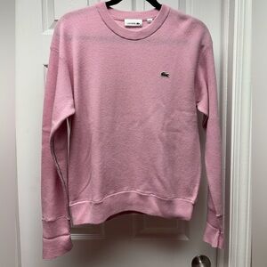 Lacoste Women’s Pink Crewneck Sweater Size 34 (Small)